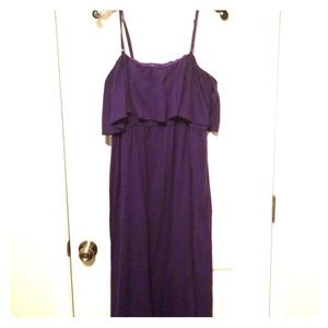 Purple maxi dress